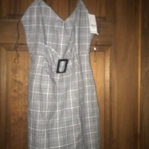 Kendal and Kylie plaid dress
